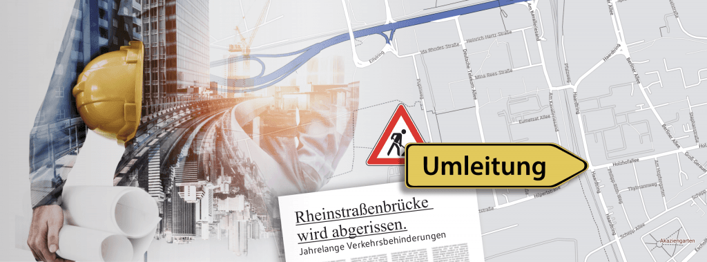 Umleitung Hilpertstraße